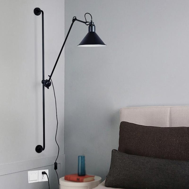 Modern Armed Wall Lamps Metal Wall Light Fixtures for Living Room