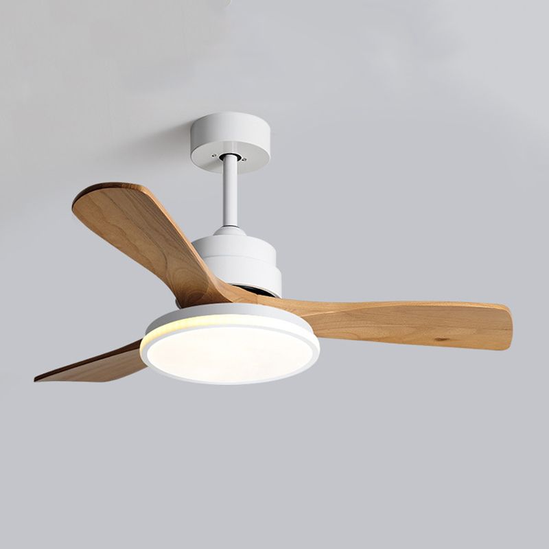 Minimalism Ceiling Fan Light Fixture Contemporary LED Ceiling Flush Mount for Kids' Room