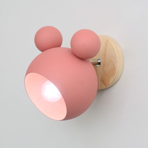 Modern Macron Wall Sponce One-Bulb Panda Wall Lights Lightsing para niños