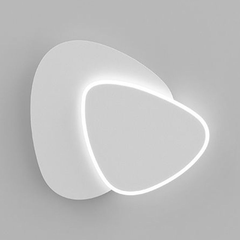 Modern Style Geometry Shape Wall Sconce Metal Light Sconces for Bedroom