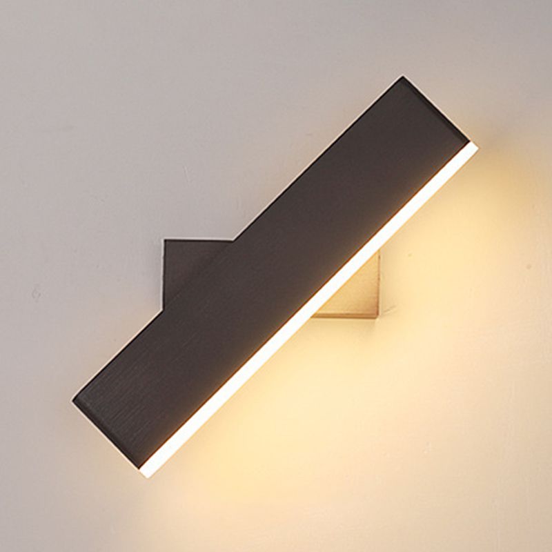 Modern Rotatable Wall Mount Light Simple Wall Sconce Light with Acrylic Shade for Bedroom