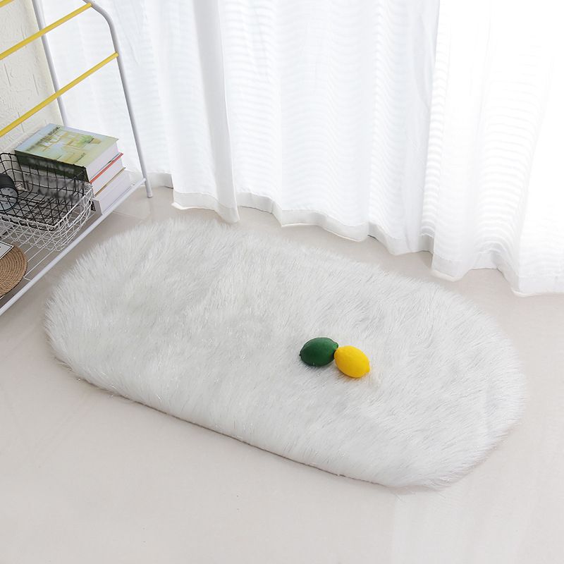 Stylish Plain Rug Multi Color Natural Carpet Fluffy Stain Resistant Pet Friendly Anti-Slip Backing Rug for Living Room