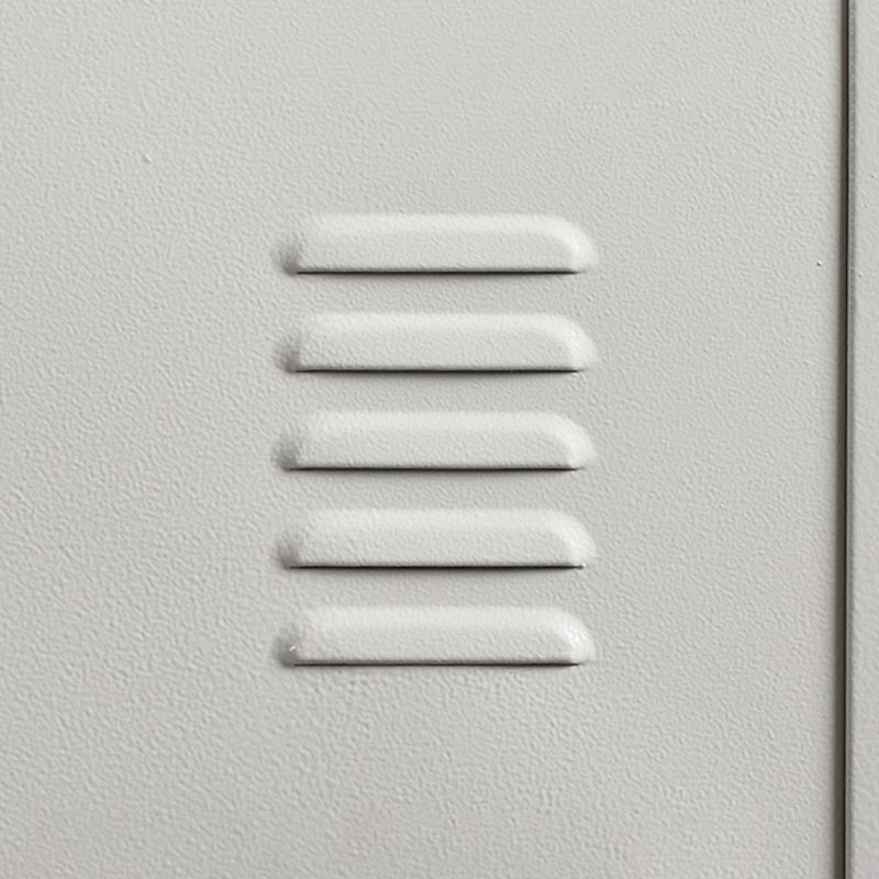 Metal Contemporary Cabinet for Home White Steel Storage Cabinet