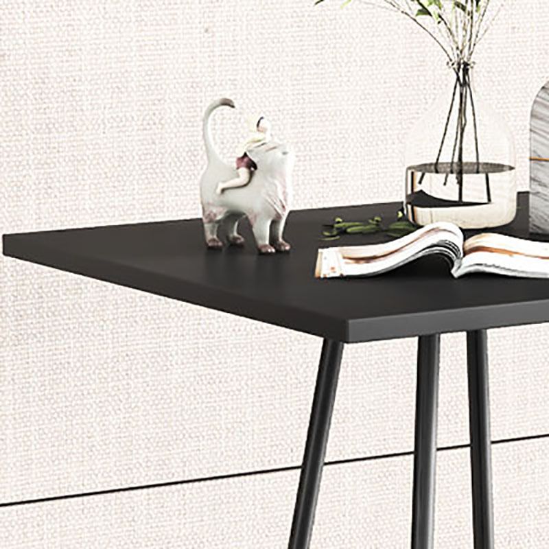 Industrial Style Iron Bar Table Square Top Indoor 4 Legs Bistro Table - 23"W x 41"H