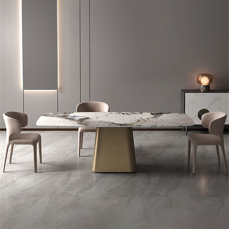 Designer Style Sintered Stone Dining Set 1/4/5/7 Pieces Dining Table with Chairs