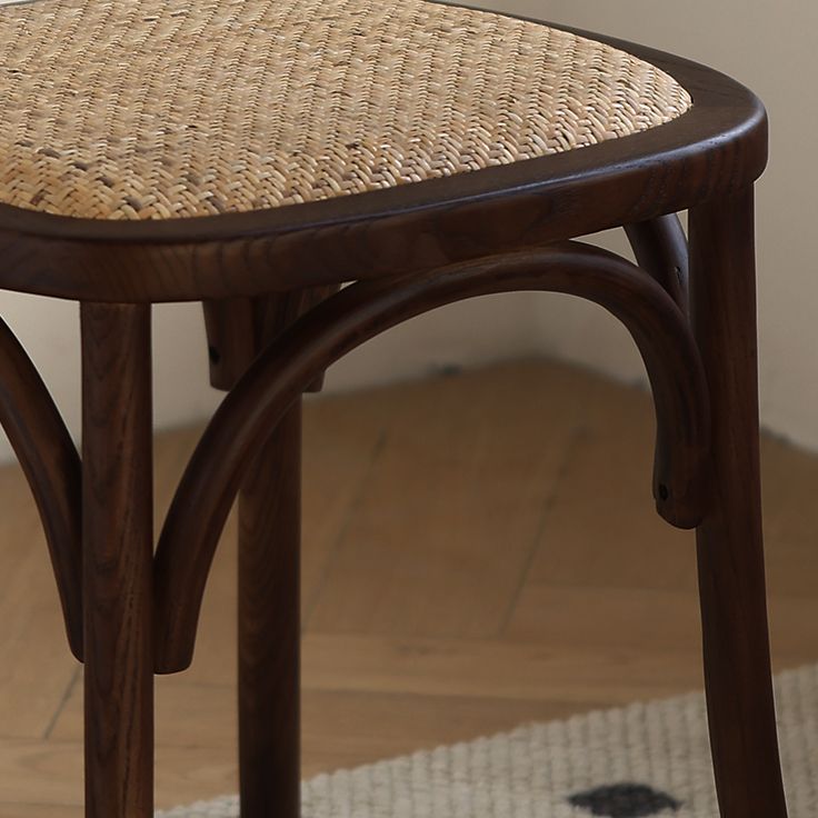 Modern Style Dining Chair Solid Wood Slat Back Side Chair for Dining Room