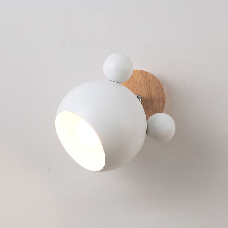 1 Light Wall Sconce Modern Style Metal Wall Lighting for Living Room