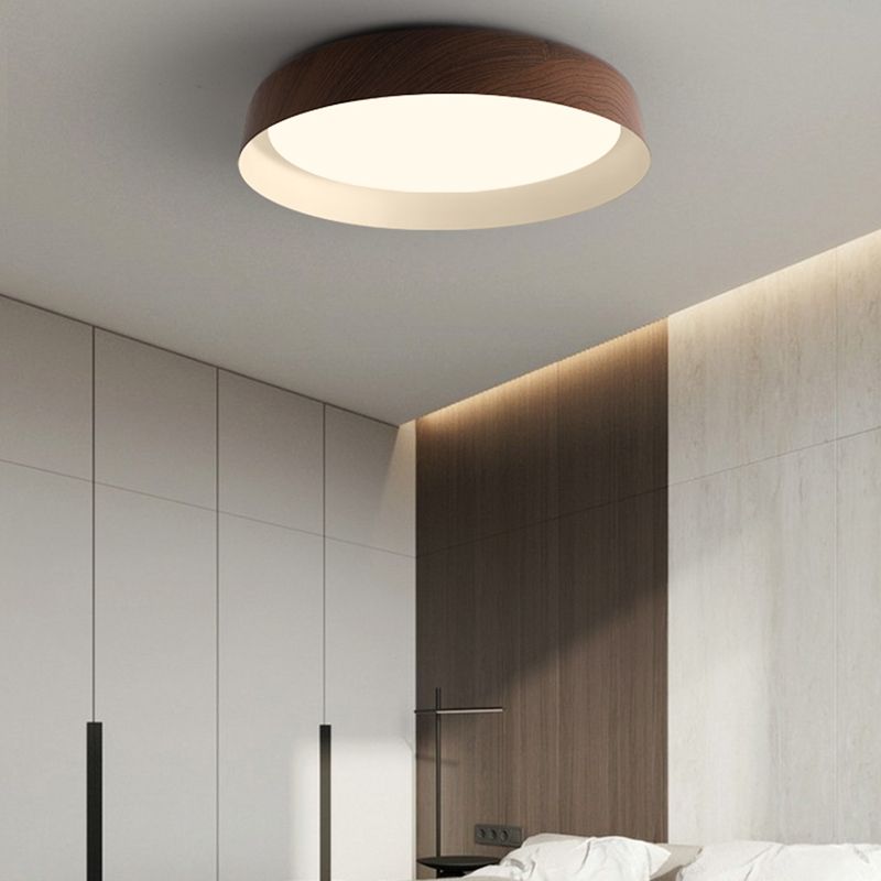 Metal Ceiling Light Fixture Nordic LED Flush Mount for Bedroom