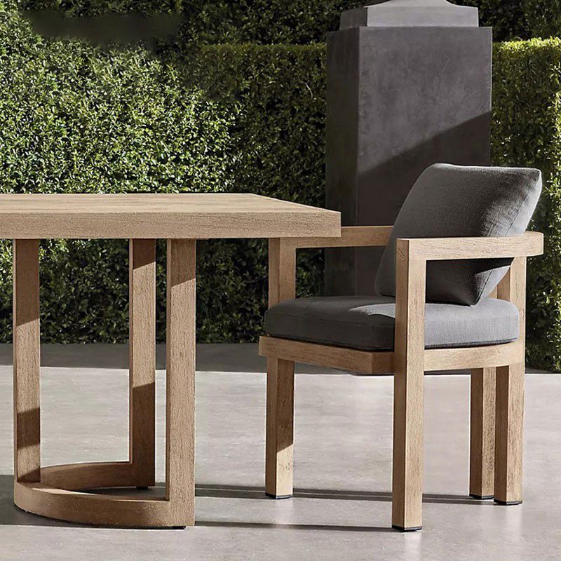 Boho Style Dining Set Wooden Rectangular 1/5/7 Pieces Dining Set