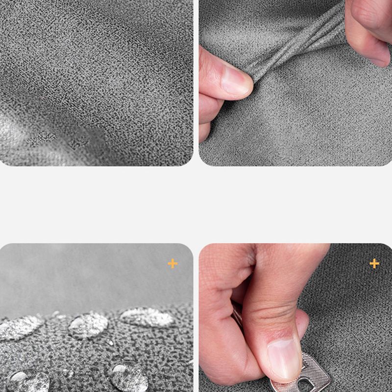 3-Position Scandinavian Chaise Lounge Couch Armless Chaise with Pillow