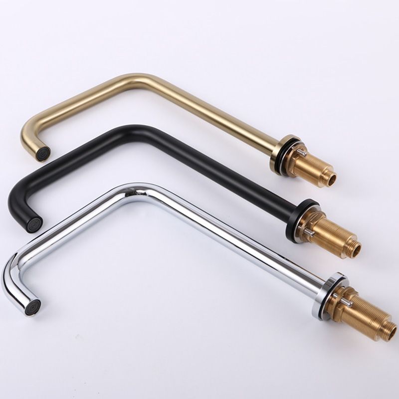Vessel Sink Bathroom Faucet Knob Handle Swivel Spout High-Arc Vessel Faucet