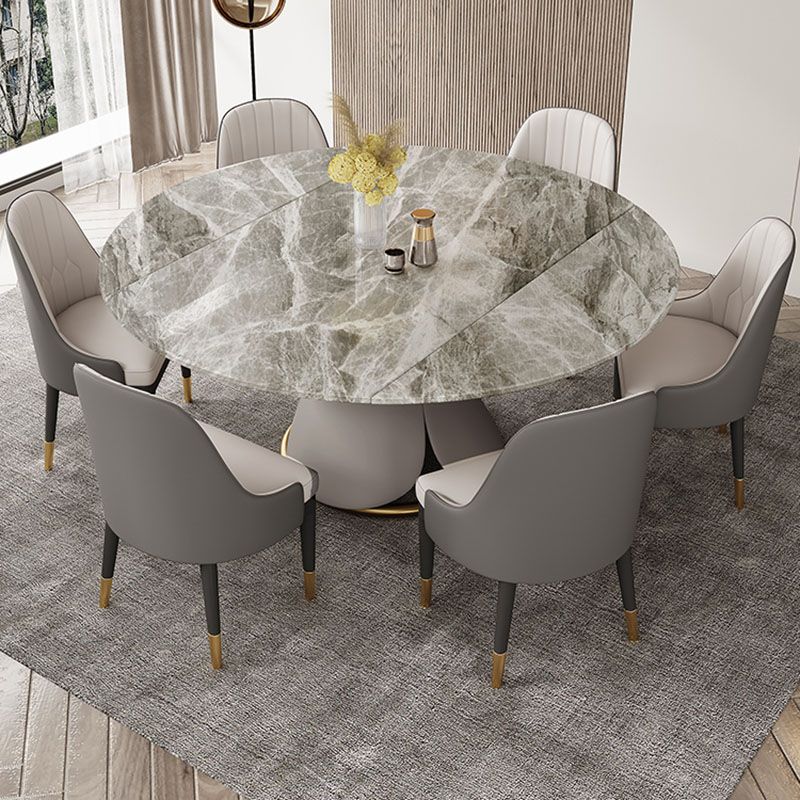 Modern Dining Round Table Dining Sintered Stone Table for Restaurant