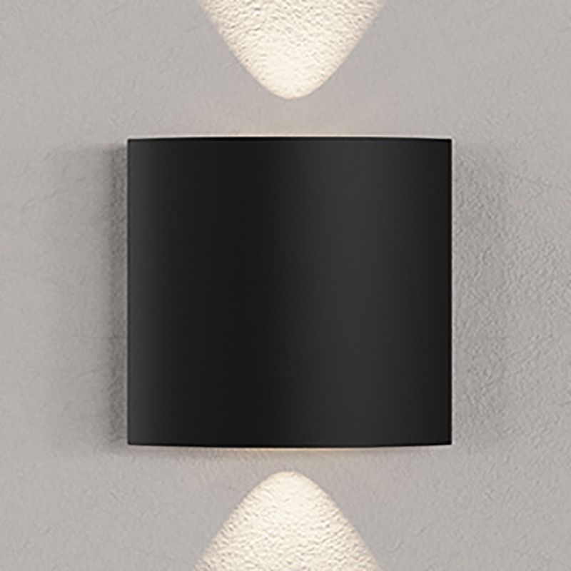 Modern Style Metal Wall Light Geometric Shape LED Wall Washer for Outdoors