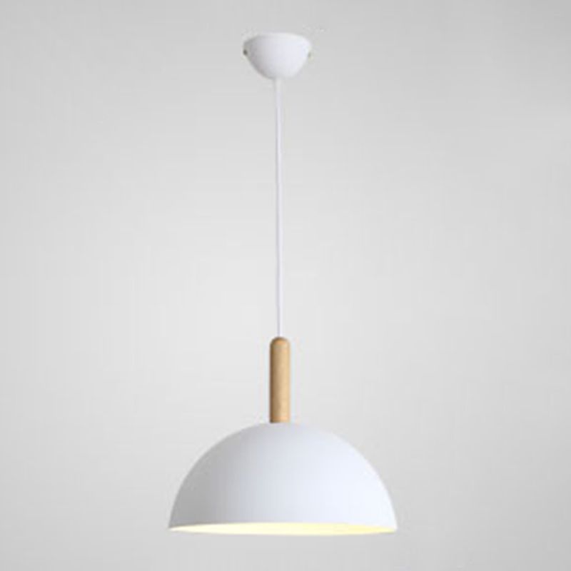 Dome Esszimmer Down Lighting Anhänger Metal Moderne Stil Anhänger Beleuchtung