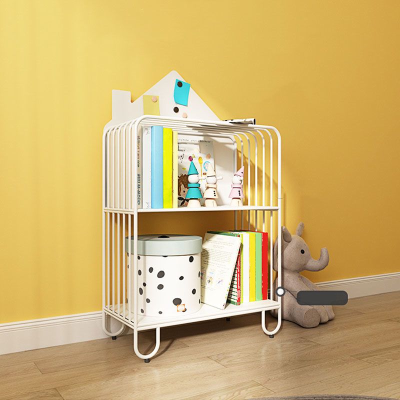 Modern Metal Bookshelf Standard Open Shelf Bookcase Shelves Included