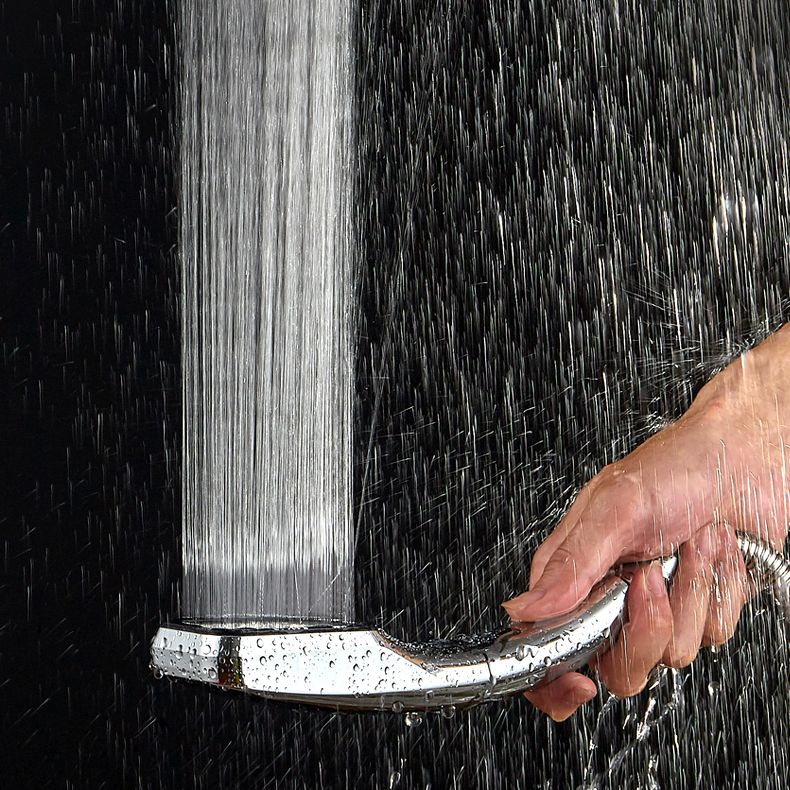 Modern Handheld Shower Head High Flow Water Efficient Wall-Mount Showerhead
