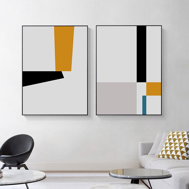 Wanddekoration für Mädchen im Minimalismus-Stil, grafisches Muster, Kunst in hellen Farben, mehrere Größen