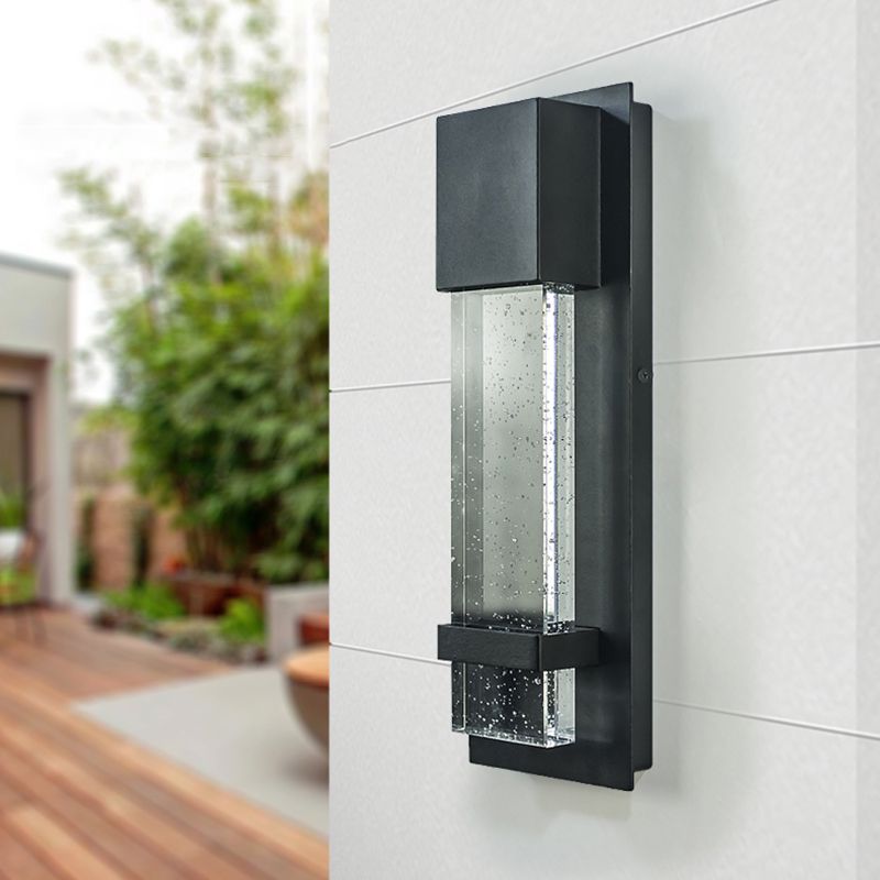 Moderne glazen rechthoekige wandwandcontino