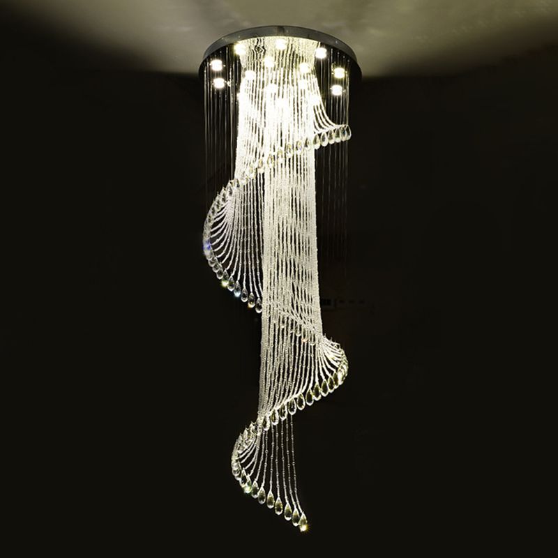 Molecular Pendant Chandelier Modern Luxury Style Crystal Hanging Light