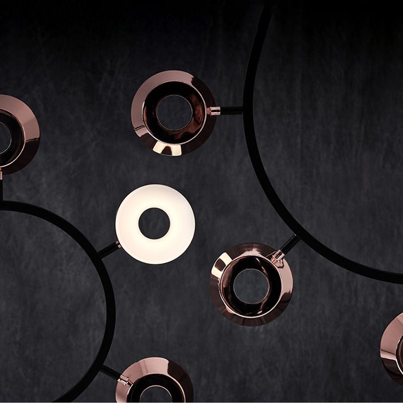 Lustre en métal lustre pendentif post-moderne pour salon pour salle à manger