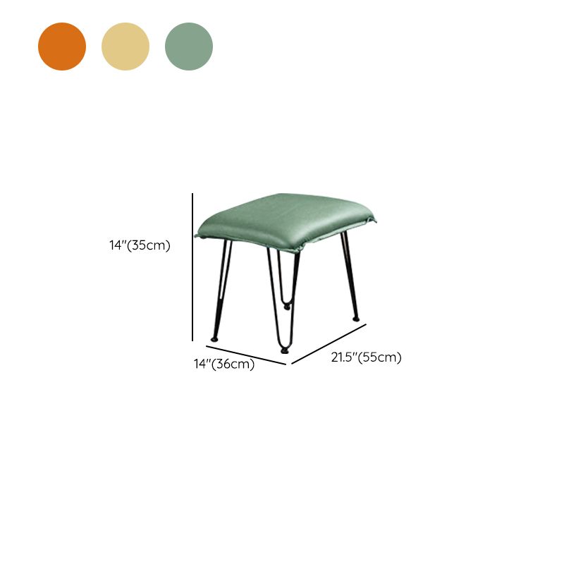 Modern Upholstered Rocker Chair Metal Frame Rocker Chair with Ottoman