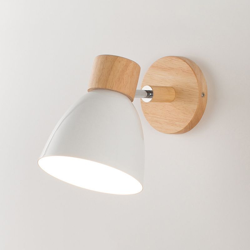 Nordic Style Wall Mount Light Bell Shape Colorful Wall Lamp for Living Room