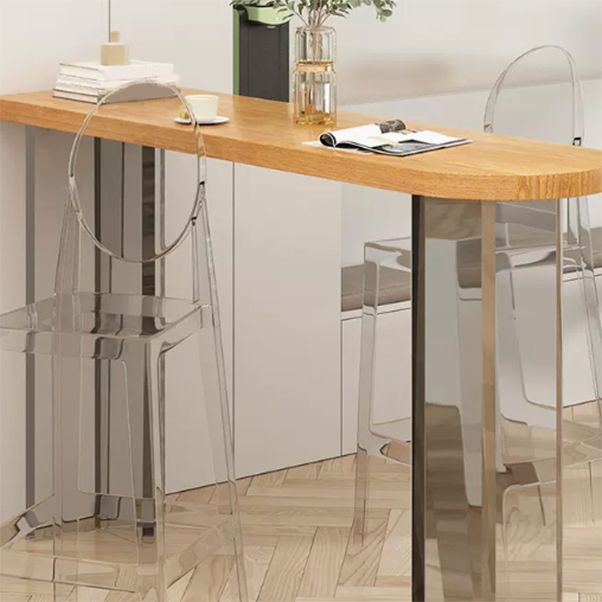 Contemporary Bar Set 1/2/3 Pieces Solid Wood Pub Dining Set for Dining Room