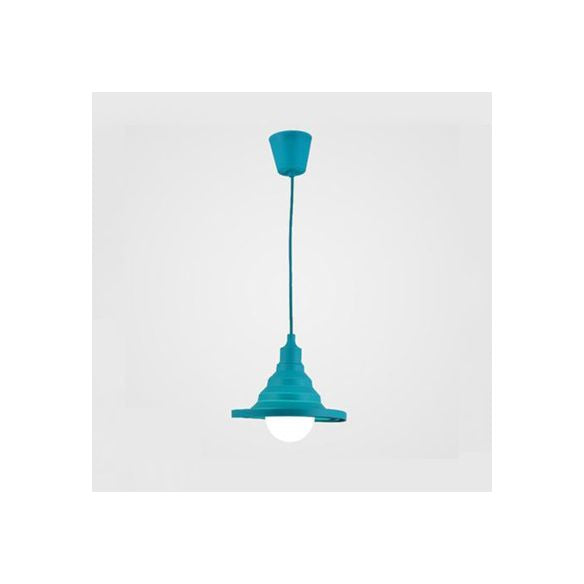 Silica Gel Babel Pendant Light Modern 1 Light Folding Hanging Lamp in Multi Colors