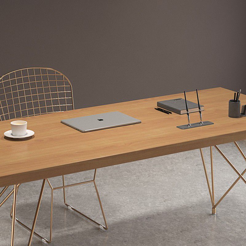 Traditional Luxury Rectangle Dining Site Table Pine Solid Wood Furniture