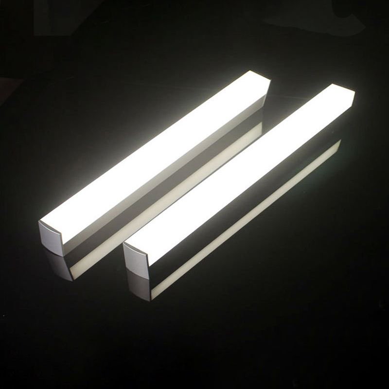 Rifini di illuminazione rettangolo di vanità moderne sconde di vanità acriliche in stile minimalista