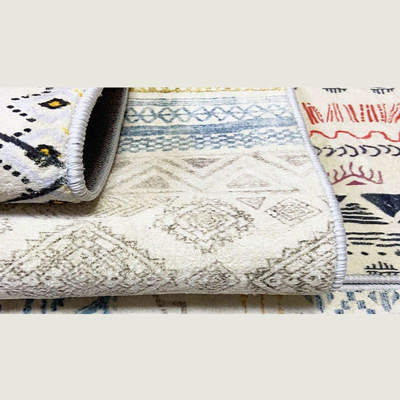 Simplicity Carpet Modern Nordic Area Rug Polyester Stain Resistant Indoor Rug for Living Room