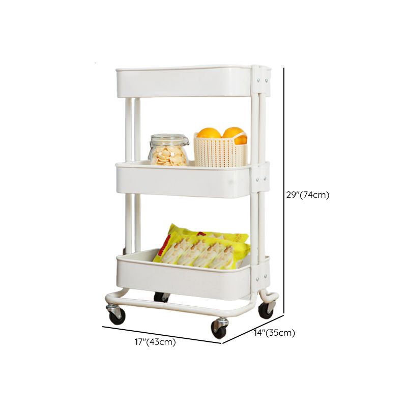 Contemporary Etagere Bookshelf Metal Open Back Bookcase with Shelves