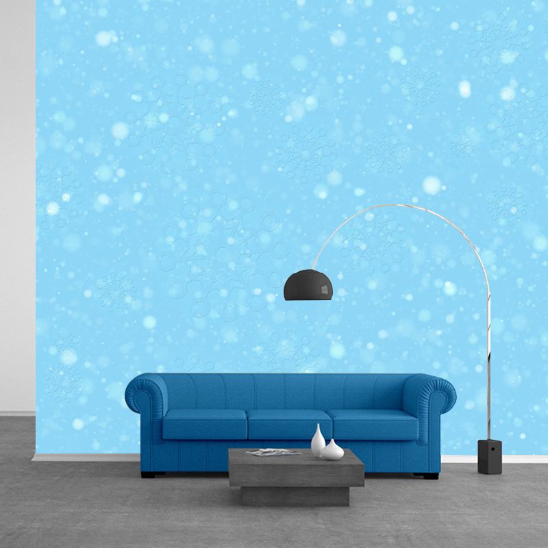 Contemporary Moisture Resistant Bokeh Mural Wall Covering for Bedroom Wall Decor