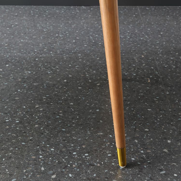 Mesa extensible de madera de fresno para restaurante, mesa de comedor rectangular con 4 patas