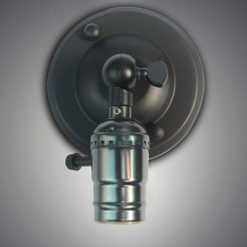 Contemporary Metal Wall Sconce Adjustable Linear Shape Wall Light for Living Room