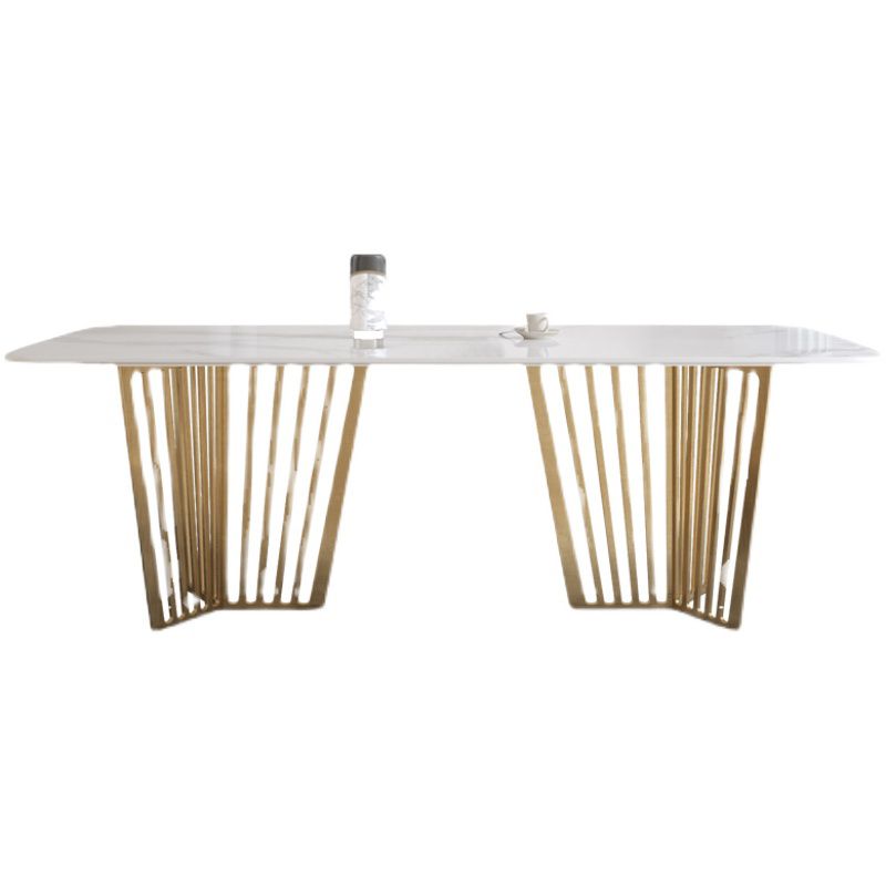 1/4/5/7 Pieces Luxury Dining Set Sintered Stone Dining Furniture with Leather Chairs