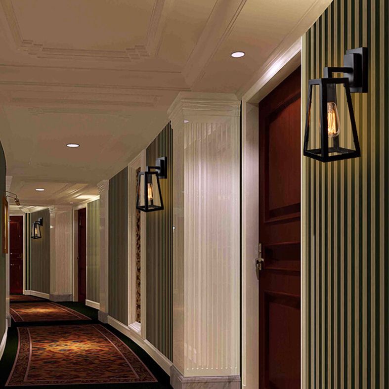 Glass Trapezoidal Wandleuchte Lob