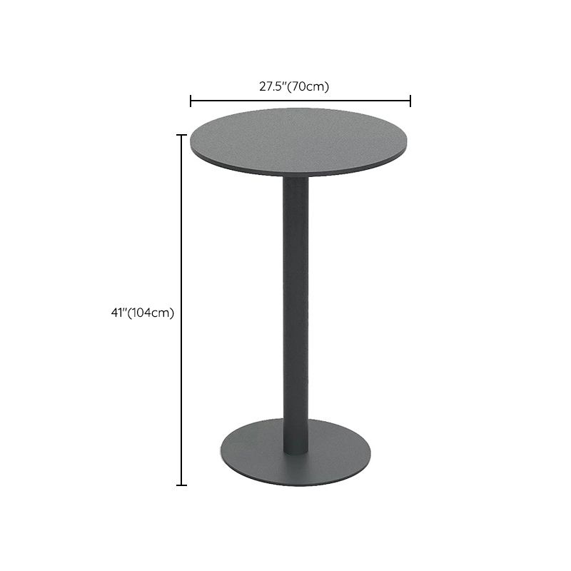 Metal Bar Table Set 1/3 Pieces Modern Bar Table Set for Outdoor