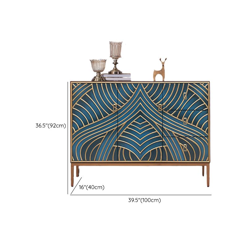 15.6-inch W Solid Wood Storage Chest Classic Glam Storage Chest Dresser