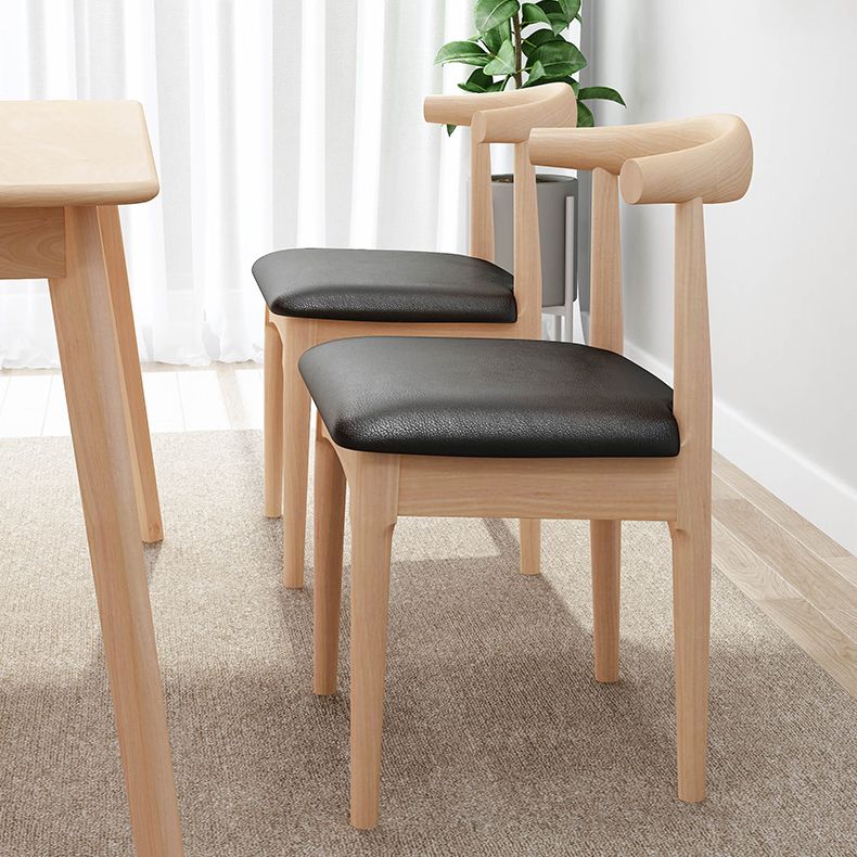 Industrial Upholstered Side Chairs Open Back Dining Side Chair