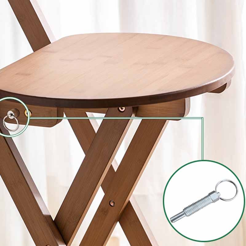 Nordic Style Armless Wood Barhocker Klapphocker für Esszimmer
