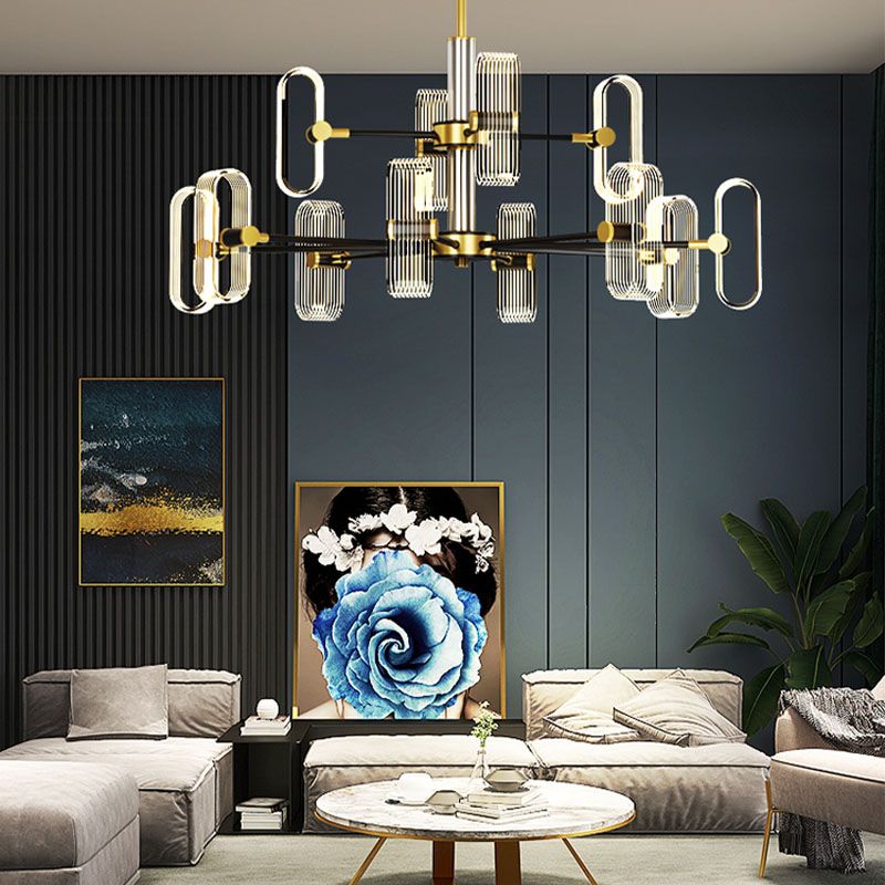 1/2 Tier LED Ceiling Pendant Light Modern Chandelier Lighting Fixtures