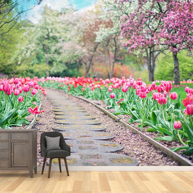 Decorative Wall Mural Wallpaper Outdoor Path Sitting Room Wall Mural