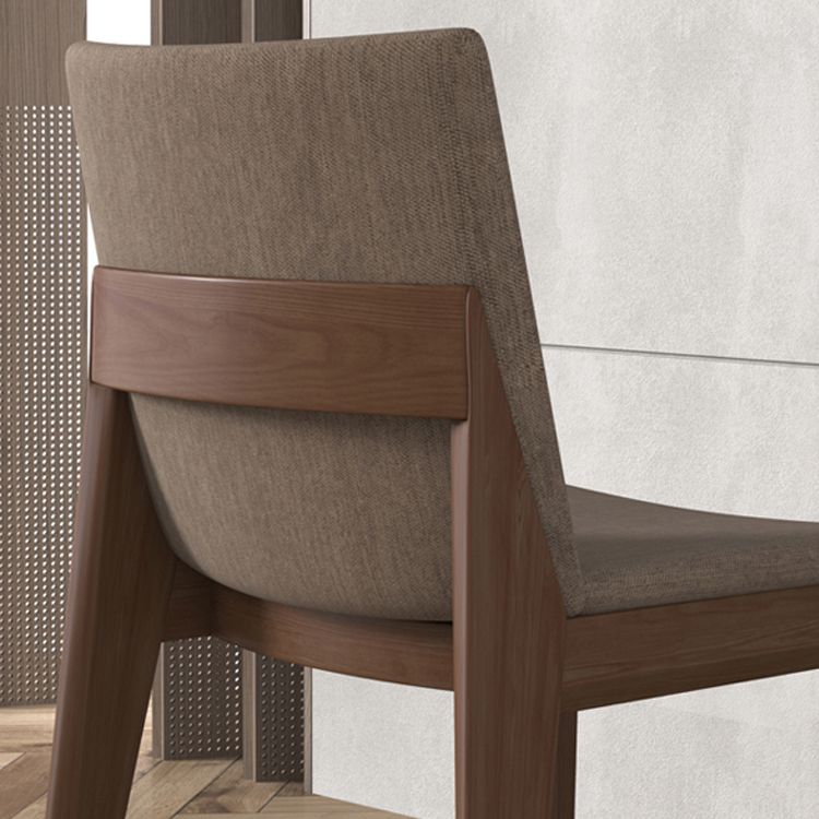 Sillas de comedor de estilo moderno, cocina, comedor, silla lateral sin brazos de madera