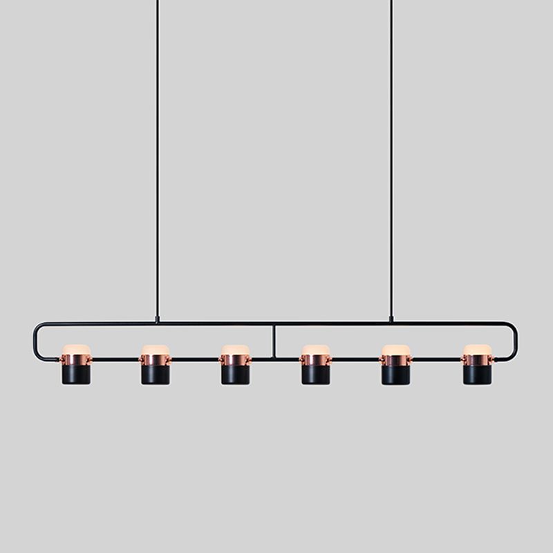 Contemporary Pendant Lights Cylinder Hanging Lights for Kitchen Island