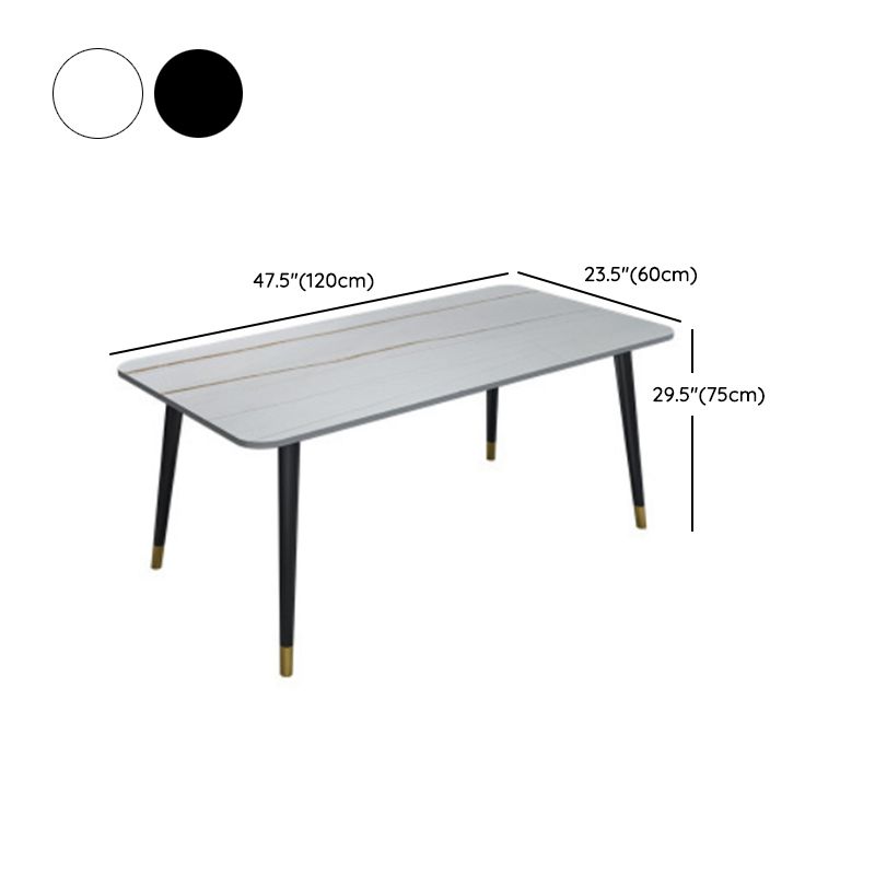 Modern 1/5/6/7 Pieces Dining Set Rectangle Stone Dining Table for Dining Room Kitchen