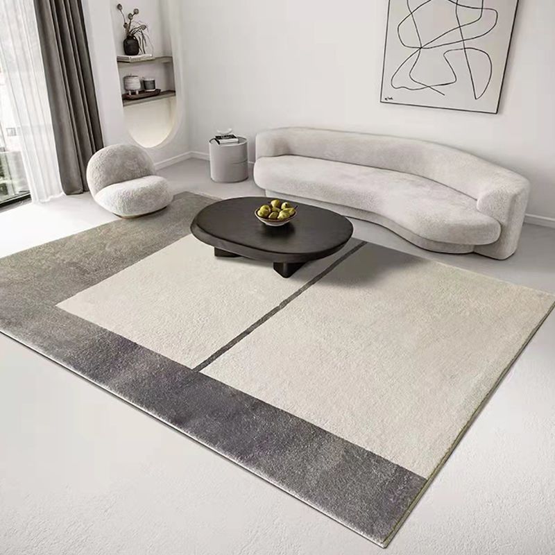 Tapis de tapis moderne beige Tapis de la zone de la zone de la zone de tapis de tapis pour le salon