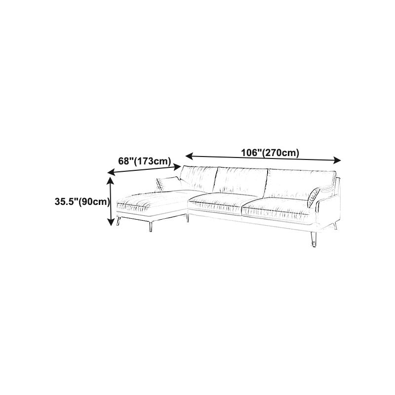Moderno cuscino braccio top mobili di divano con cuscini divano marrone scuro e chaise