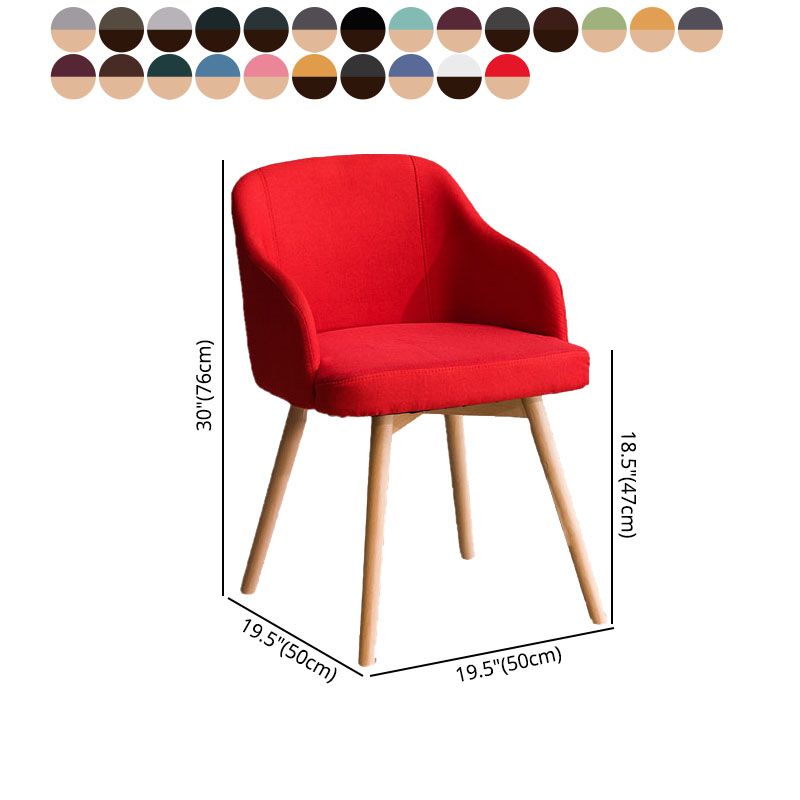 Chaise de salle à manger rembourrée de la chaise de salle à manger rembourrée de la chaise de restauration rembourrée mate