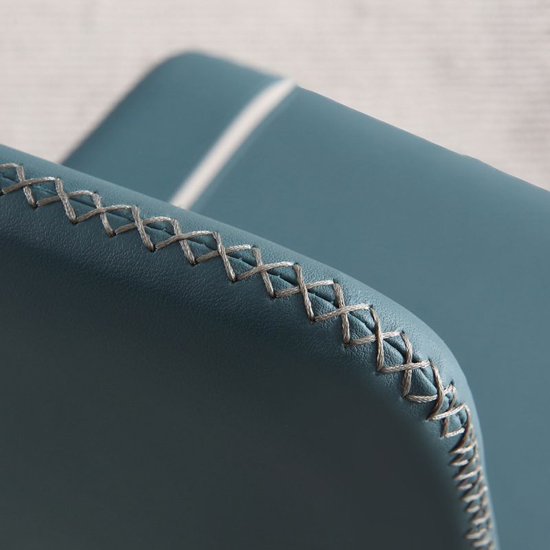 Dining Room Home Upholstered Chair Leather Parsons Armless Chair